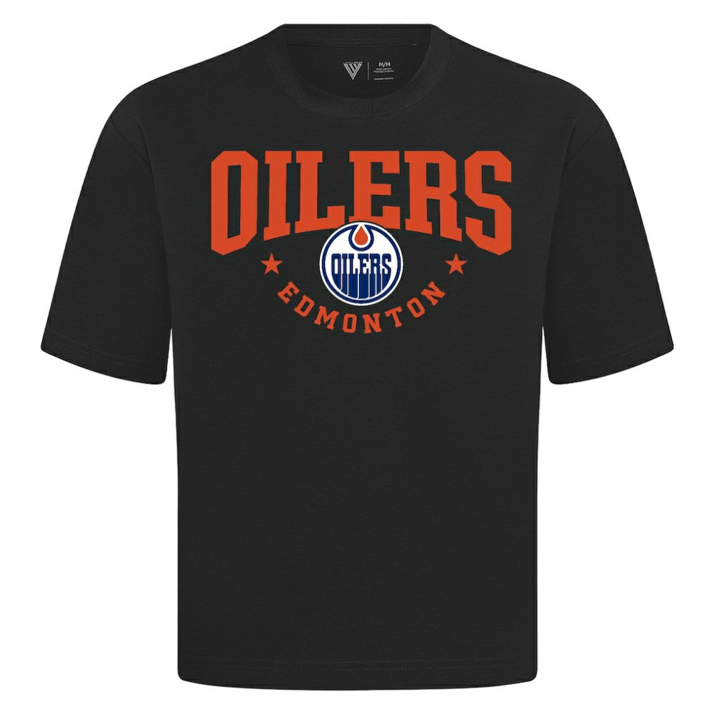 NHL Edmonton Oilers Levelwear Luxe Signature Knit T-Shirt