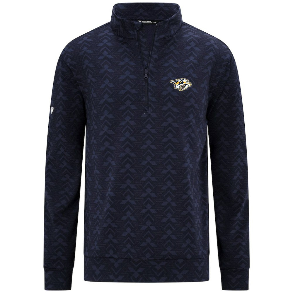NHL Nashville Predators Levelwear Chameleon Quarter-Zip Sweatshirt