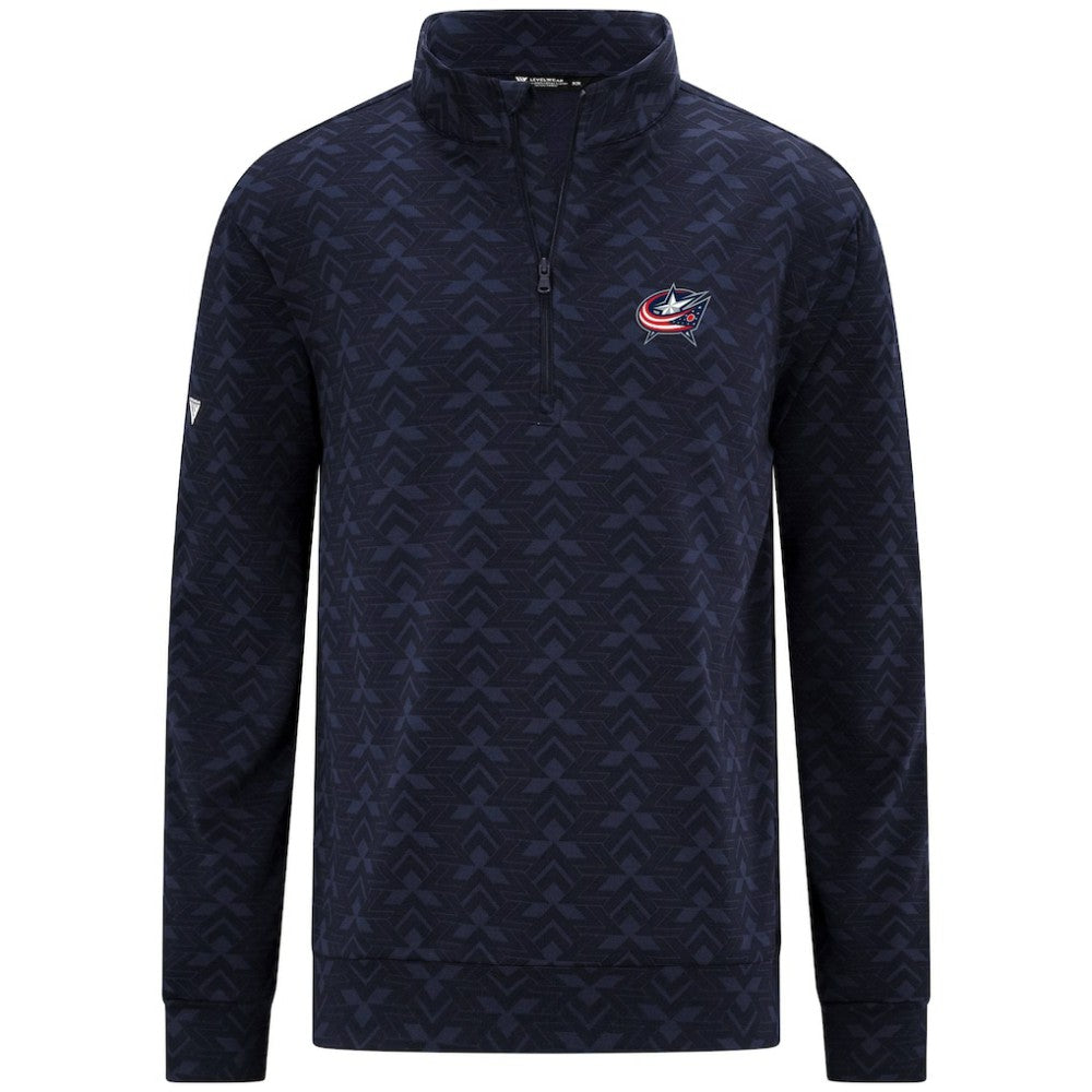 NHL Columbus Blue Jackets Levelwear Chameleon Quarter-Zip Sweatshirt