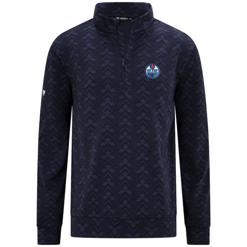 NHL Edmonton Oilers Levelwear Chameleon Quarter-Zip Sweatshirt