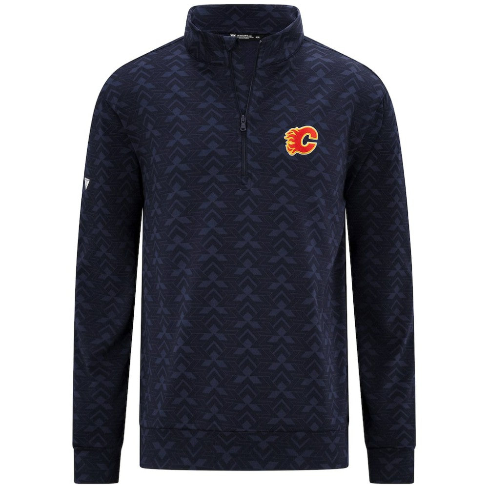 NHL Calgary Flames Levelwear Chameleon Quarter-Zip Sweatshirt
