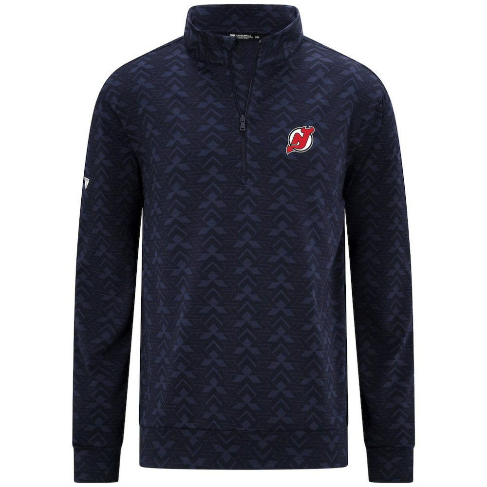 NHL New Jersey Devils Levelwear Chameleon Quarter-Zip Sweatshirt
