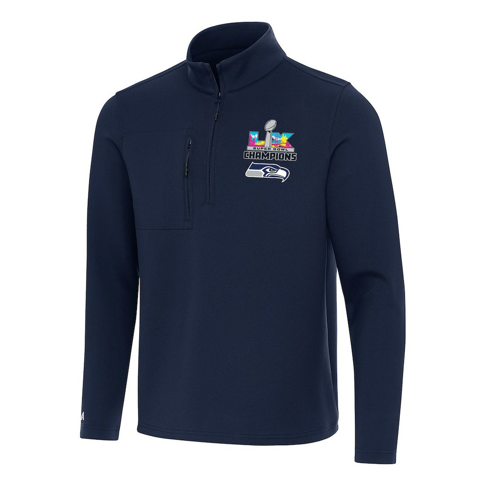 Antigua Super Bowl LX s Insider Quarter-Zip Pullover - Seattle Seahawks Pullover
