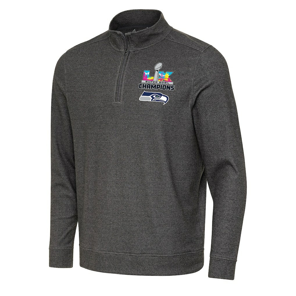 Antigua Super Bowl LX s Subtle Quarter-Zip Pullover - Seattle Seahawks Pullover