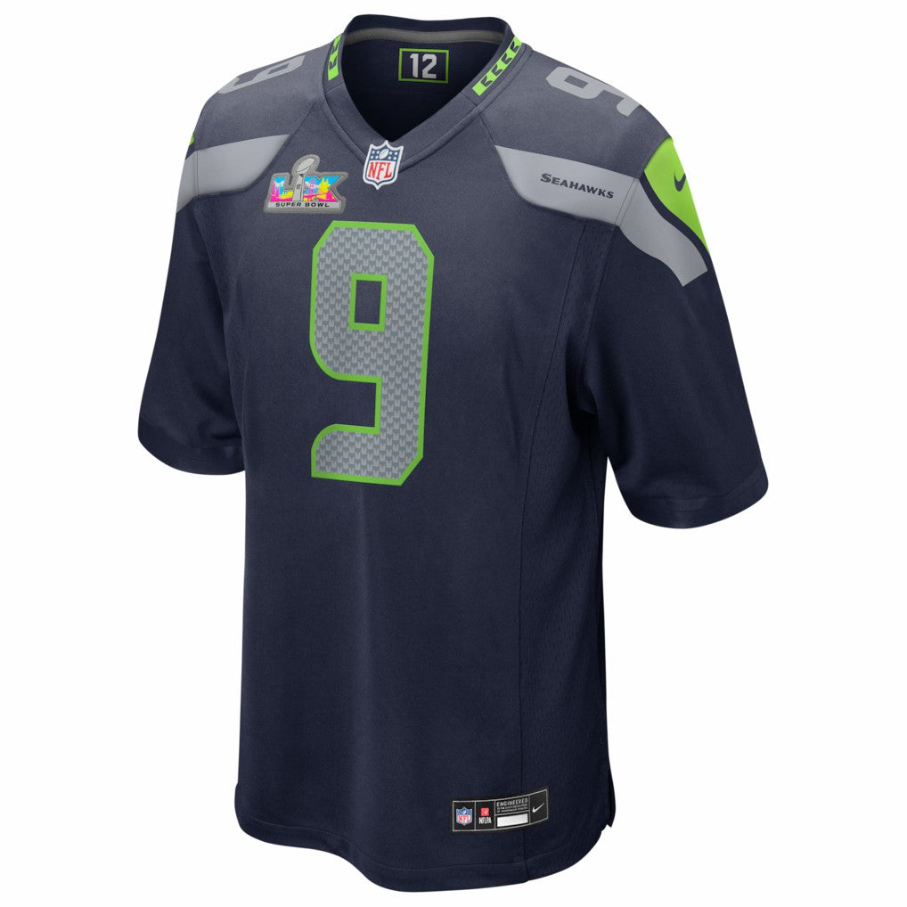Kenneth Walker III  Super Bowl LX Patch Game Jersey - Seattle Seahawks Jerseys