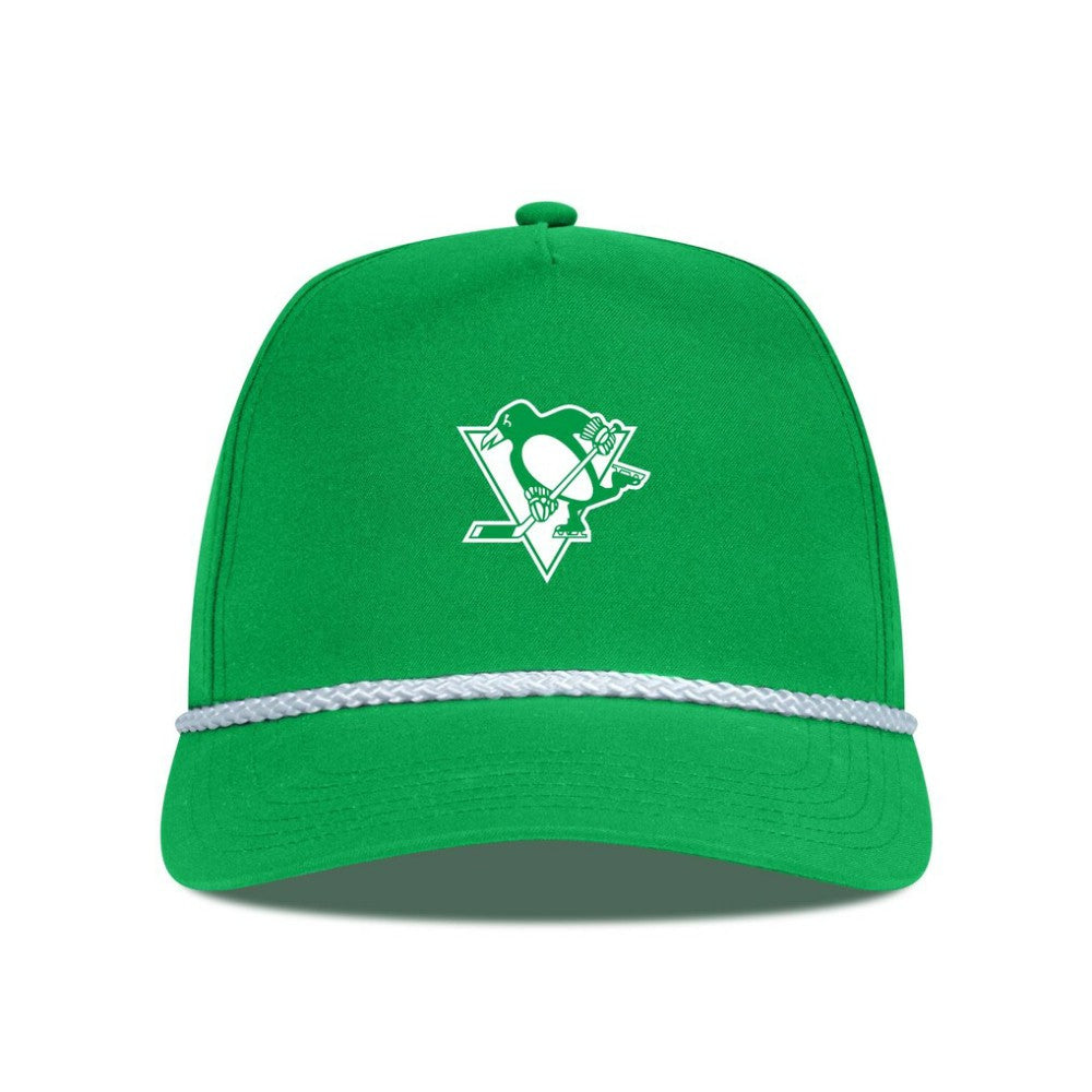 NHL Pittsburgh Penguins Levelwear St. Patrick's Day Gambit Rope Adjustable Hat