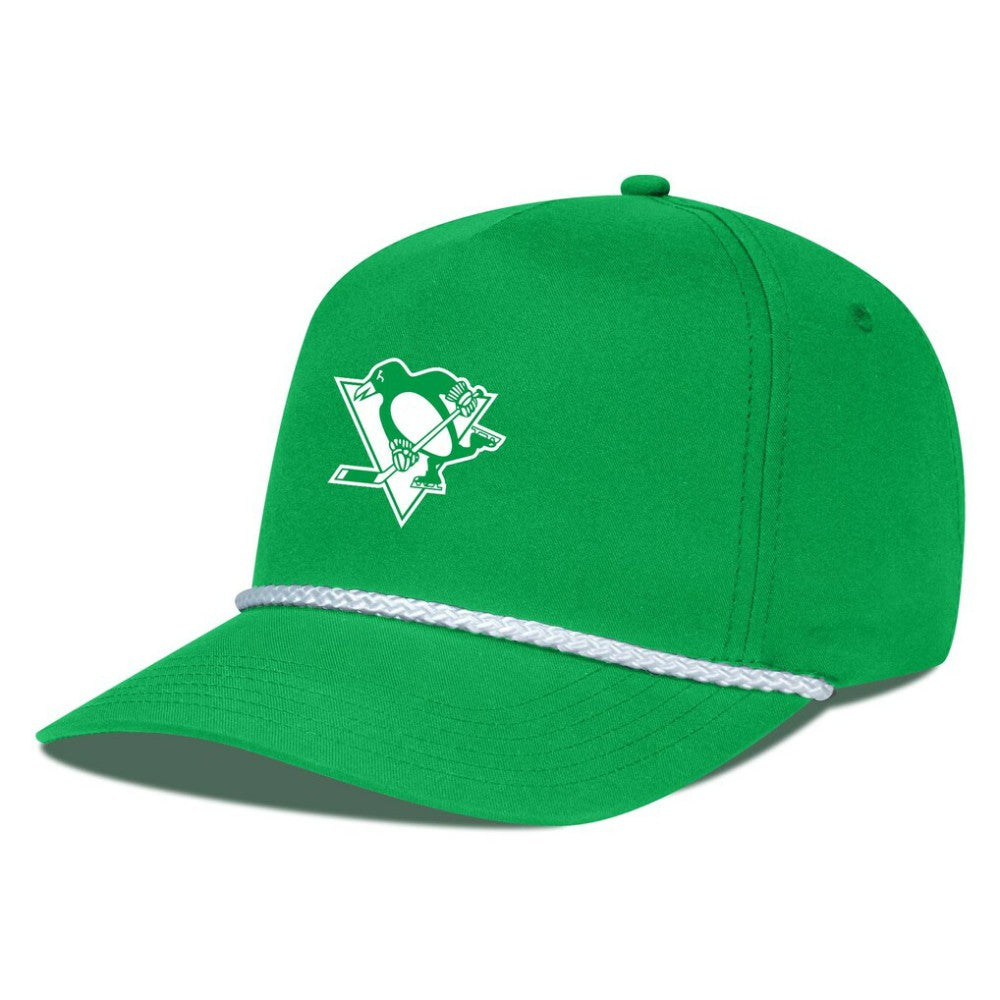 NHL Pittsburgh Penguins Levelwear St. Patrick's Day Gambit Rope Adjustable Hat