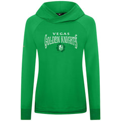 NHL Vegas Golden Knights Levelwear Women's St. Patrick's Day Slender Raglan Hoodie