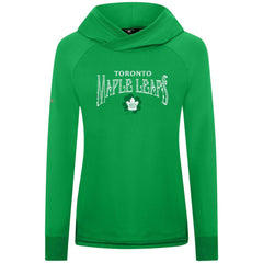 NHL Toronto Maple Leafs Levelwear Women's St. Patrick's Day Slender Raglan Hoodie