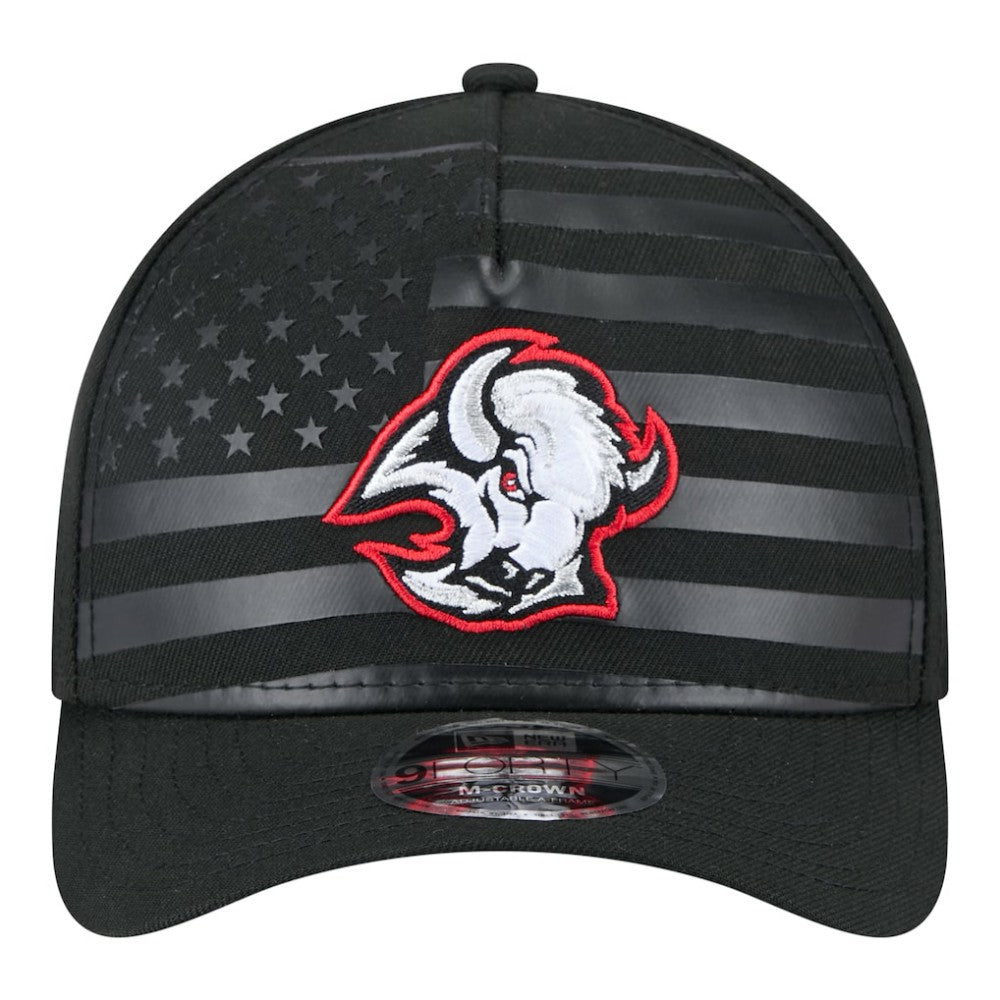 NHL Buffalo Sabres New Era Game Day Stealth Flag 9FORTY A-Frame Adjustable Hat