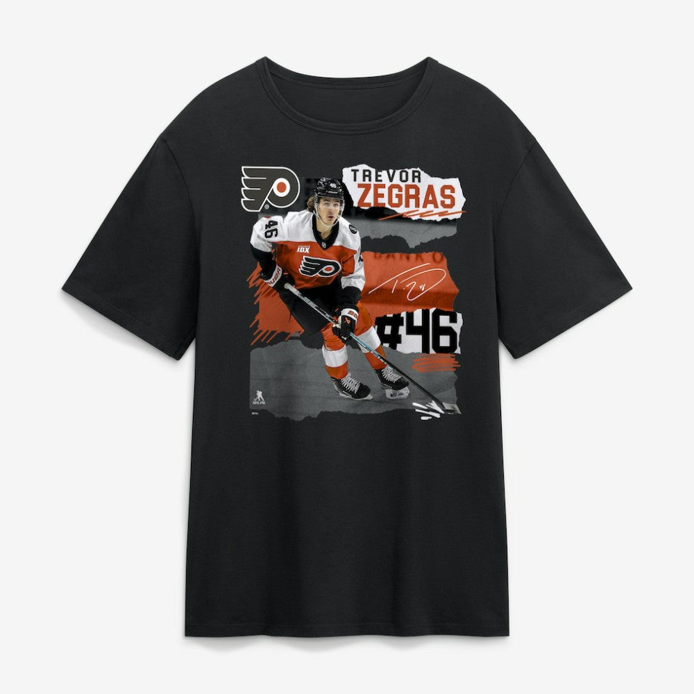 NHL Trevor Zegras Philadelphia Flyers Fresh Ice T-Shirt
