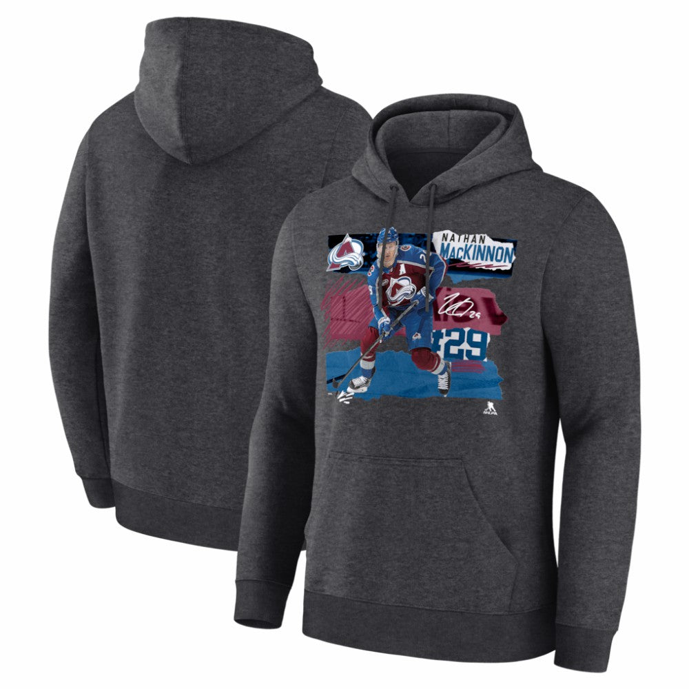 NHL Nathan MacKinnon Colorado Avalanche Fresh Ice Hoodie