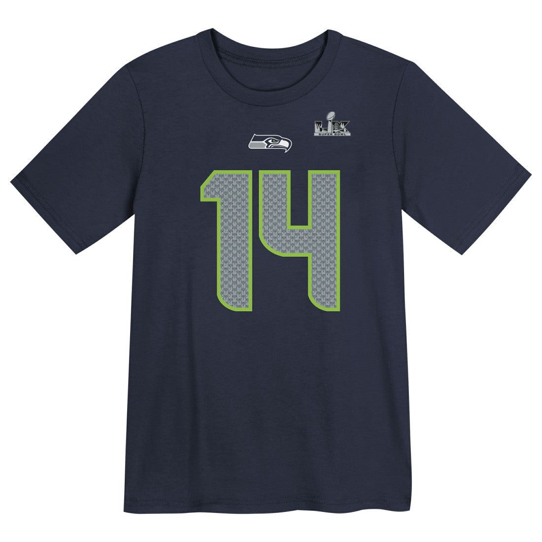 Sam Darnold  Preschool Super Bowl LX Name & Number T-Shirt - Seattle Seahawks T-shirts