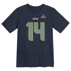 Sam Darnold  Preschool Super Bowl LX Name & Number T-Shirt - Seattle Seahawks T-shirts