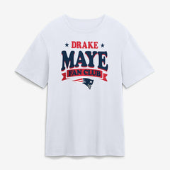 Drake Maye Fan Club T-Shirt - New England Patriots T-shirts