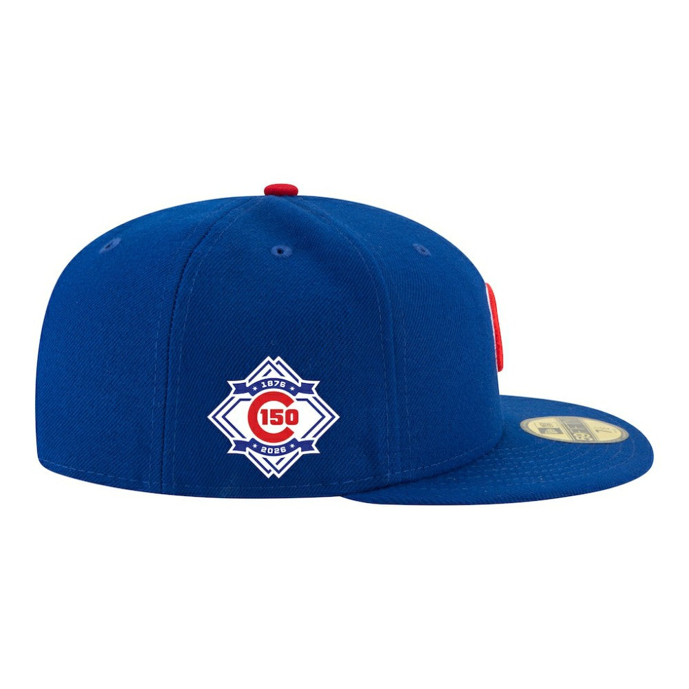 Royal Chicago Cubs New Era 150th Anniversary 59FIFTY Fitted Hat