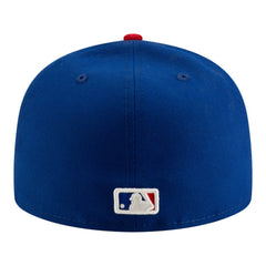 White/Royal Chicago Cubs New Era 150th Anniversary 59FIFTY Fitted Hat