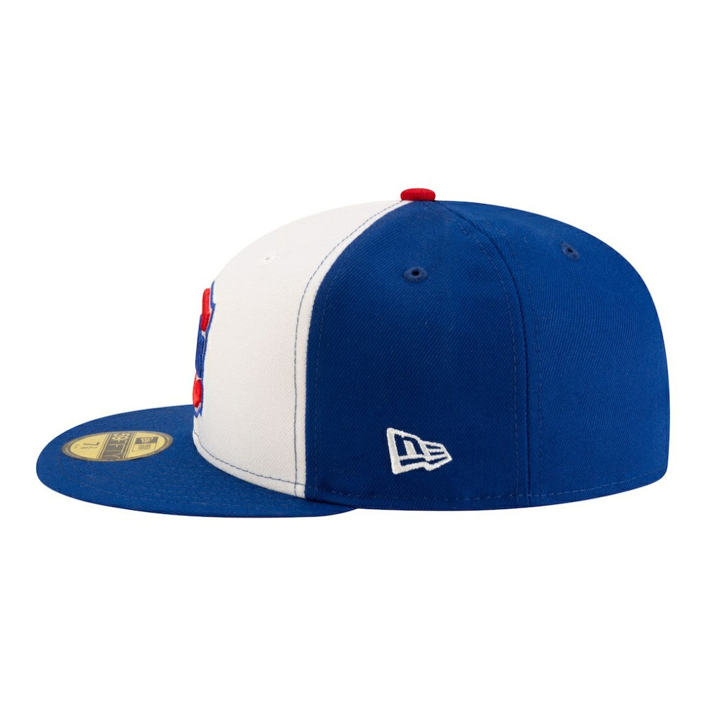 White/Royal Chicago Cubs New Era 150th Anniversary 59FIFTY Fitted Hat