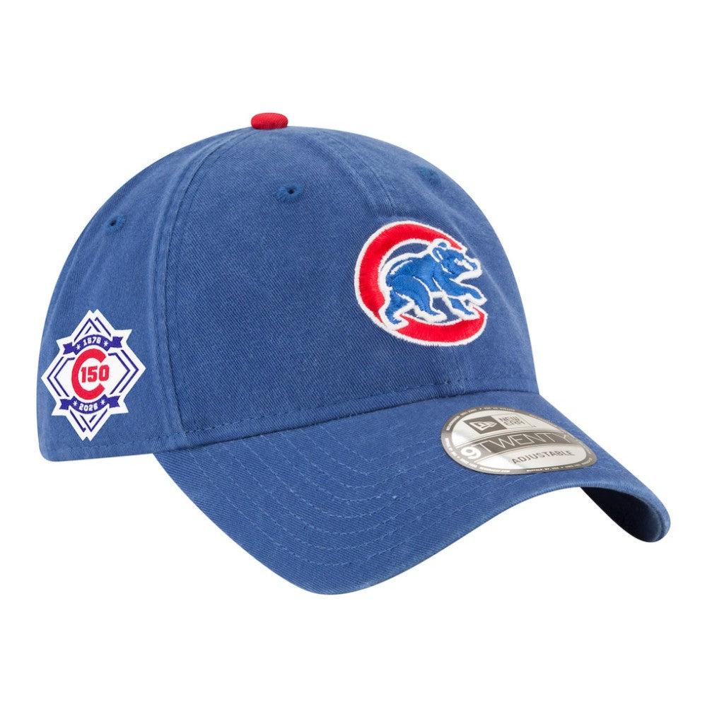 Blue Chicago Cubs New Era 150th Anniversary Casual Classic Adjustable Hat