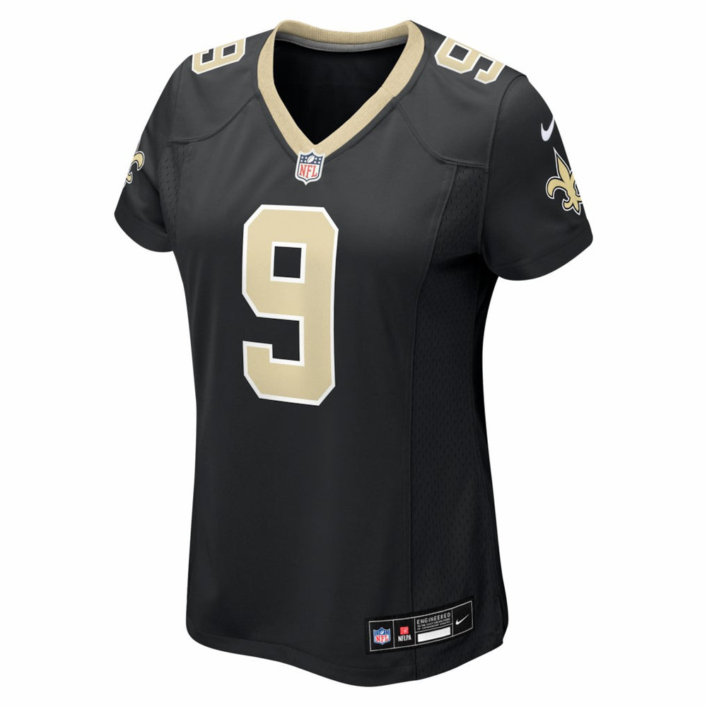 Drew Brees  Women's Team Game Jersey - New Orleans Saints Jerseys