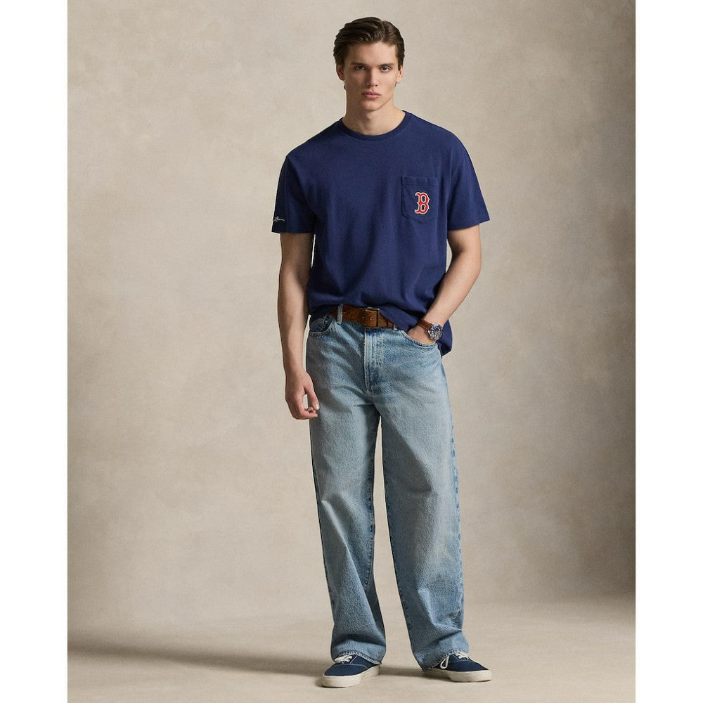 Navy Red Sox Polo Ralph Lauren T-Shirt