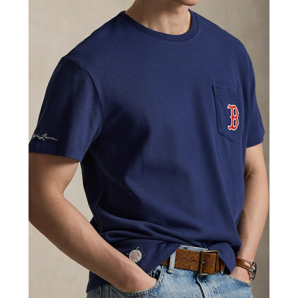 Navy Red Sox Polo Ralph Lauren T-Shirt