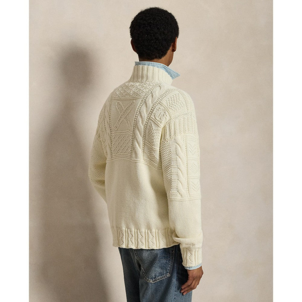 Cream Yankees Polo Ralph Lauren Sweater