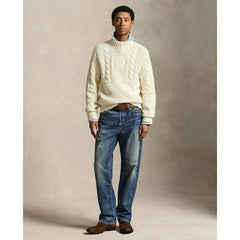 Cream Yankees Polo Ralph Lauren Sweater