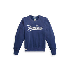 Navy Yankees Polo Ralph Lauren Women's Vintage Knit Sweatshirt
