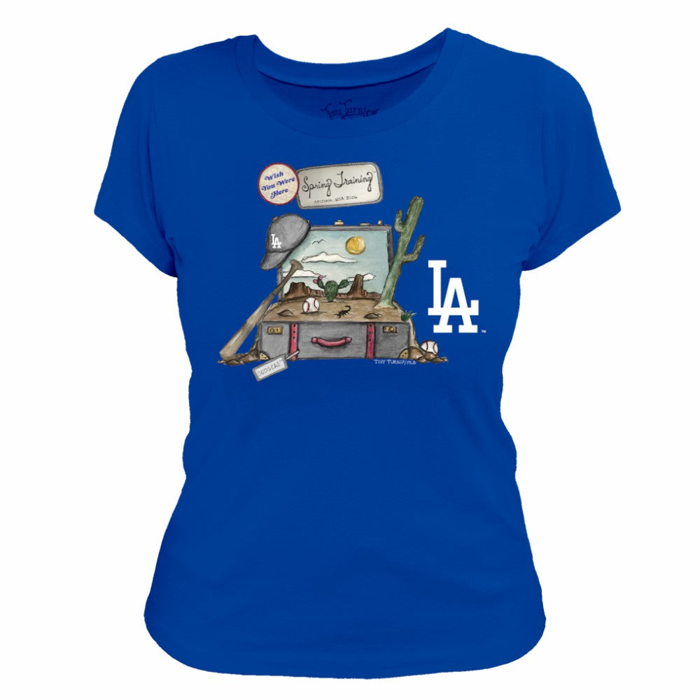 Royal Los Angeles Dodgers Tiny Turnip Women's 2026 Spring Training T-Shirt
