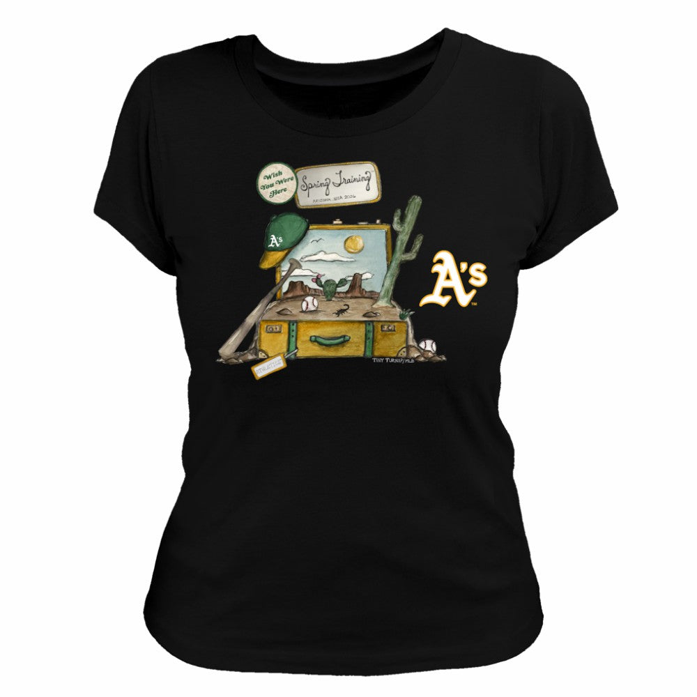 Black Athletics Tiny Turnip Women's 2026 Spring Training T-Shirt