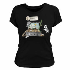 Black Chicago White Sox Tiny Turnip Women's 2026 Spring Training T-Shirt