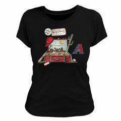 Black Arizona Diamondbacks Tiny Turnip Women's 2026 Spring Training T-Shirt