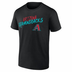 Black Arizona Diamondbacks  Hustle Personalized Name & Number T-Shirt