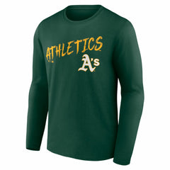 Green Athletics  Hustle Personalized Name & Number Long Sleeve T-Shirt