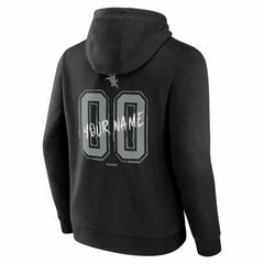 Black Chicago White Sox  Hustle Personalized Name & Number Hoodie