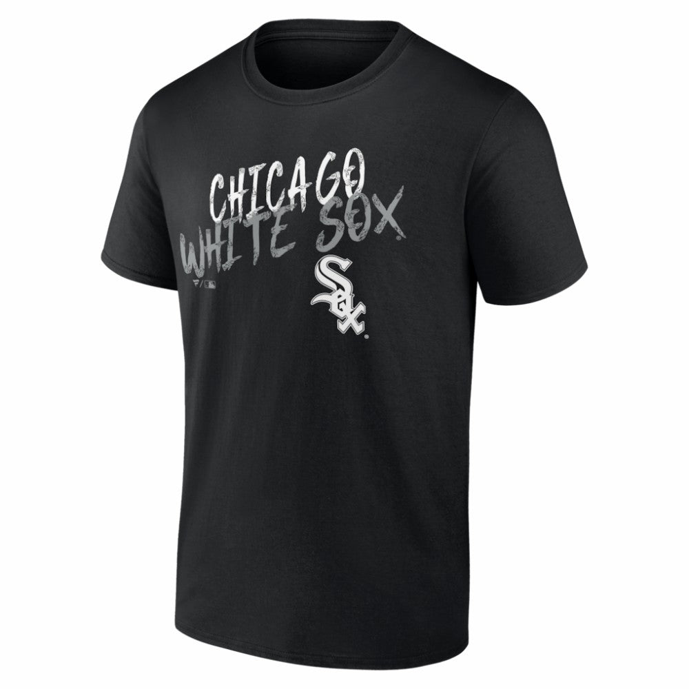 Black Chicago White Sox  Hustle Personalized Name & Number T-Shirt