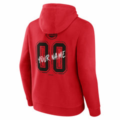 Red Cincinnati Reds  Hustle Personalized Name & Number Hoodie