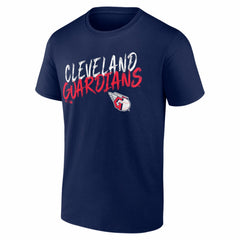 Navy Cleveland Guardians  Hustle Personalized Name & Number T-Shirt