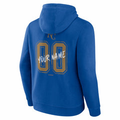 Royal Kansas City Royals  Hustle Personalized Name & Number Hoodie
