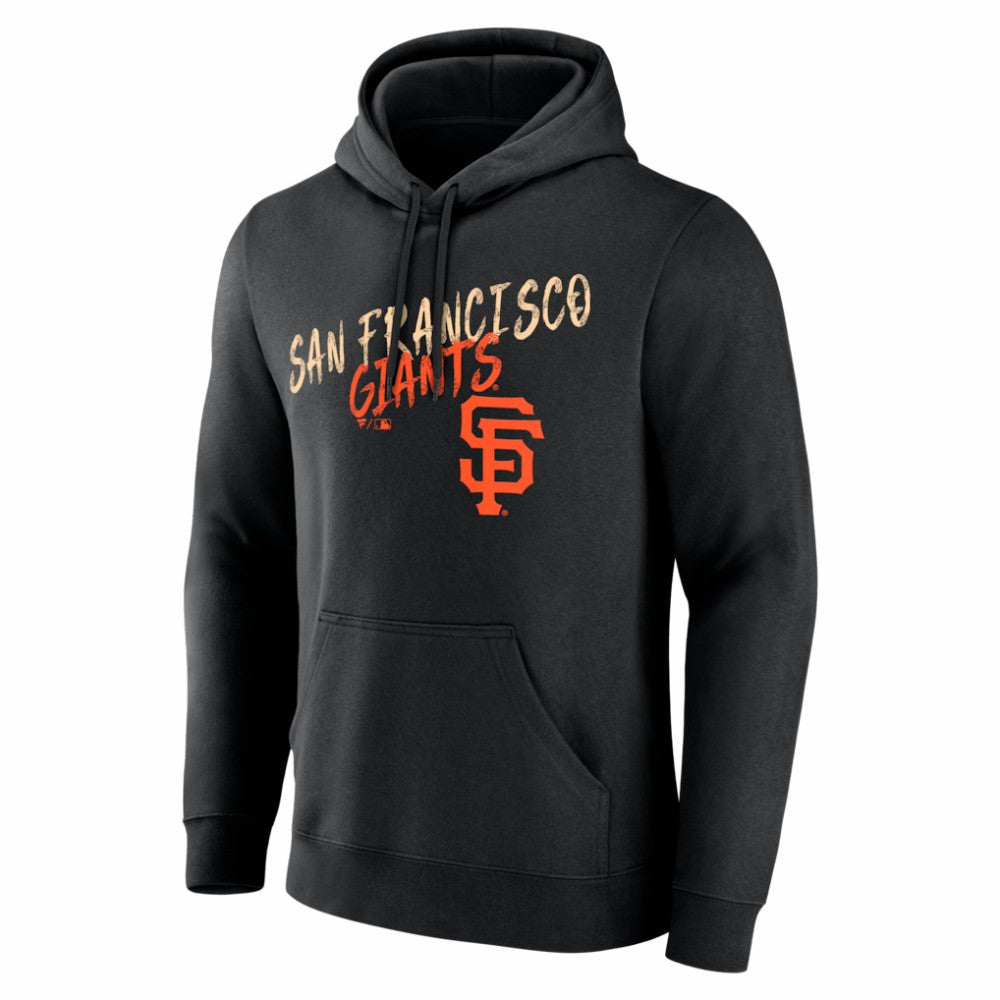 Black San Francisco Giants  Hustle Personalized Name & Number Hoodie