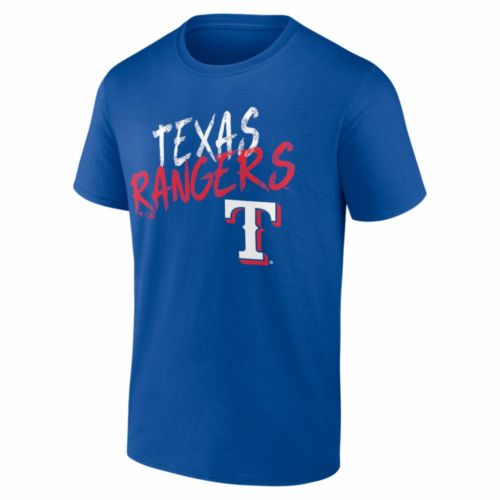 Royal Texas Rangers  Hustle Personalized Name & Number T-Shirt