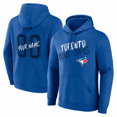 Royal Toronto Blue Jays  Hustle Personalized Name & Number Hoodie