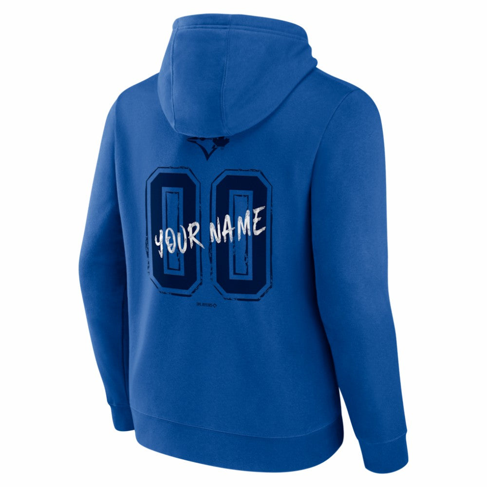 Royal Toronto Blue Jays  Hustle Personalized Name & Number Hoodie