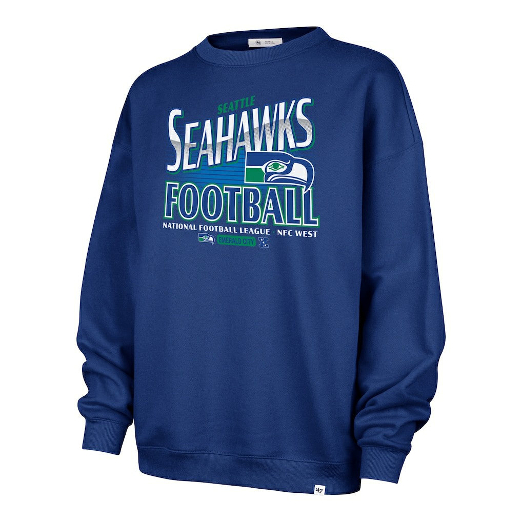 '47 Women's Regional Oversized Sweatshirt - Seattle Seahawks Sweatshirts