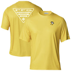 NHL Pittsburgh Penguins Columbia PFG Terminal Tackle Omni-Shade T-Shirt