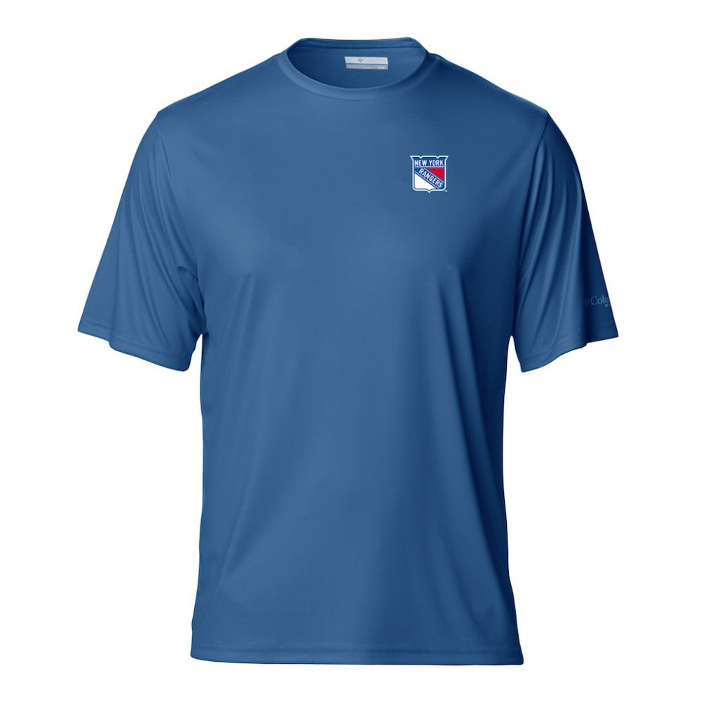 NHL New York Rangers Columbia PFG Terminal Tackle Omni-Shade T-Shirt