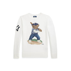 White Yankees Polo Ralph Lauren Youth Sweater