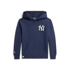 Navy Yankees Polo Ralph Lauren Youth Fleece Hoodie