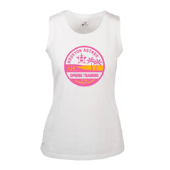 White Houston Astros Levelwear Women's Macy Spring Training Badge Bold Tank Top